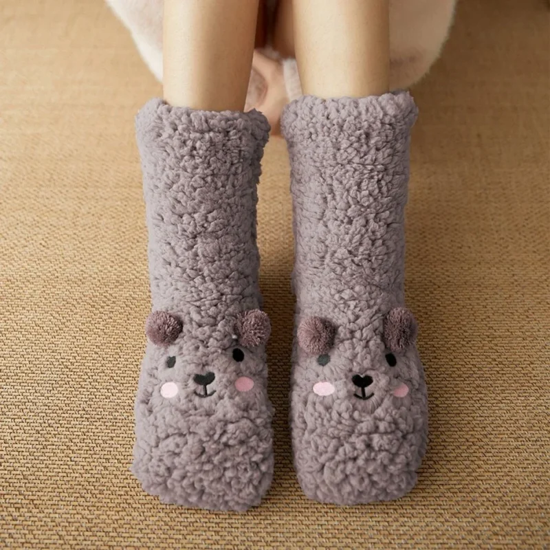 chausson chaussette cocoon gris