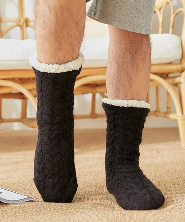 chausson chaussette homme noir