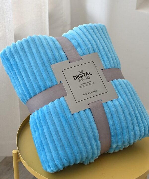 couverture polaire bleu 3