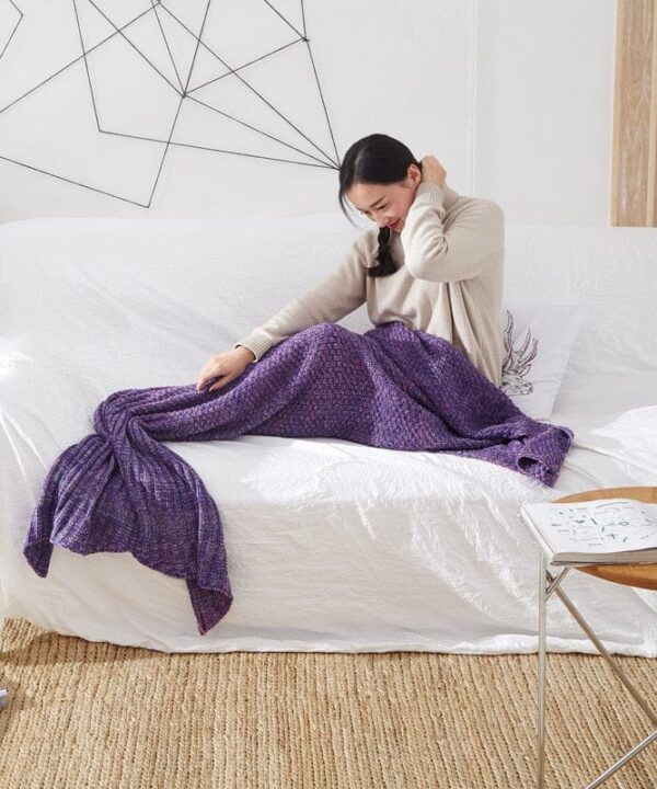 plaid cachemire sirene pourpre